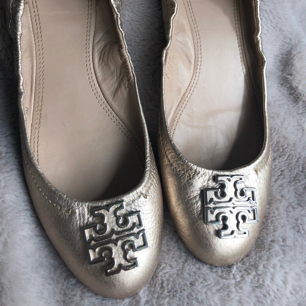Tory Burch Melinda Flats - Worn a few times EUC